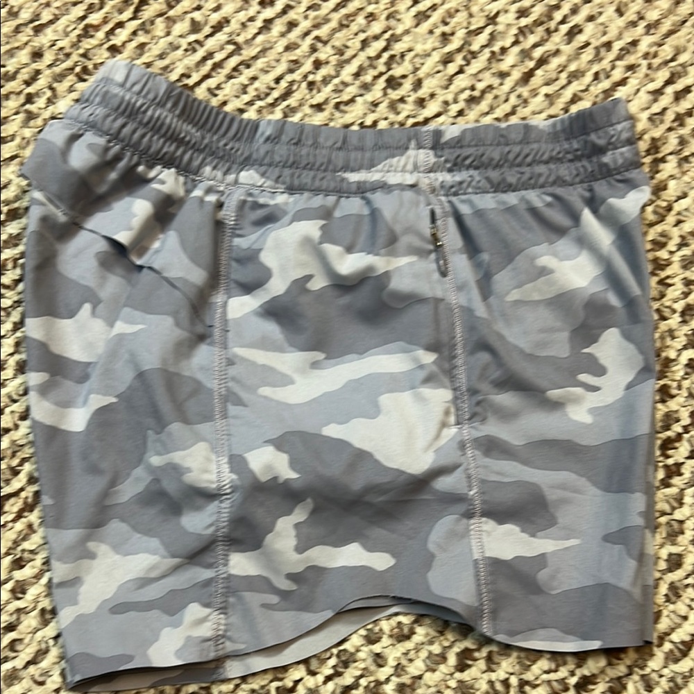Athleta Girl Gray Camouflage Shorts
